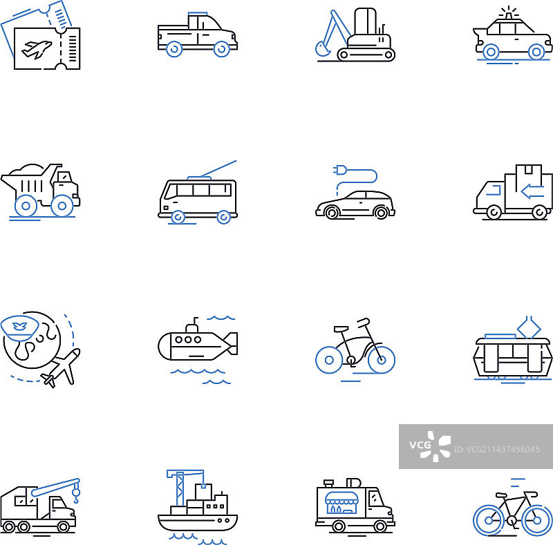 婴儿用品尿布系列线性图标图片素材