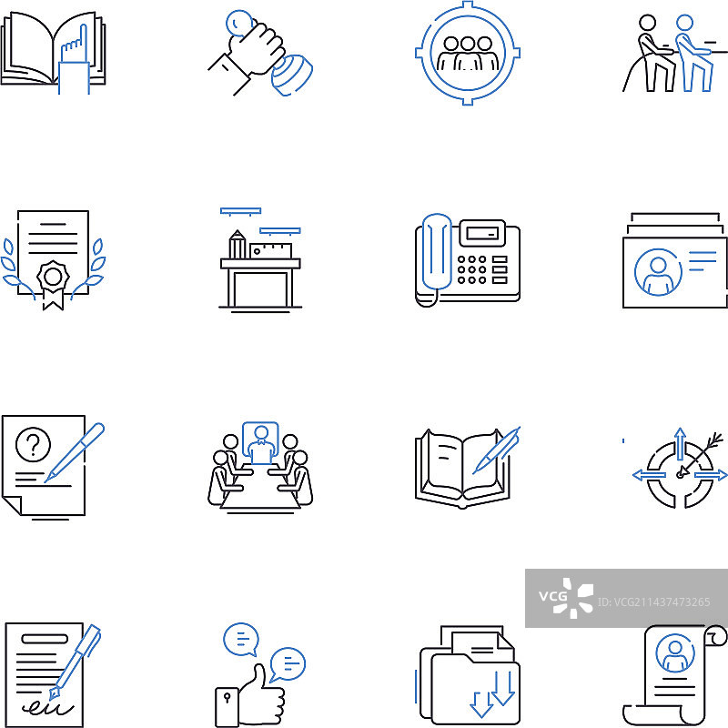 产品金融贷款线性图标合集图片素材