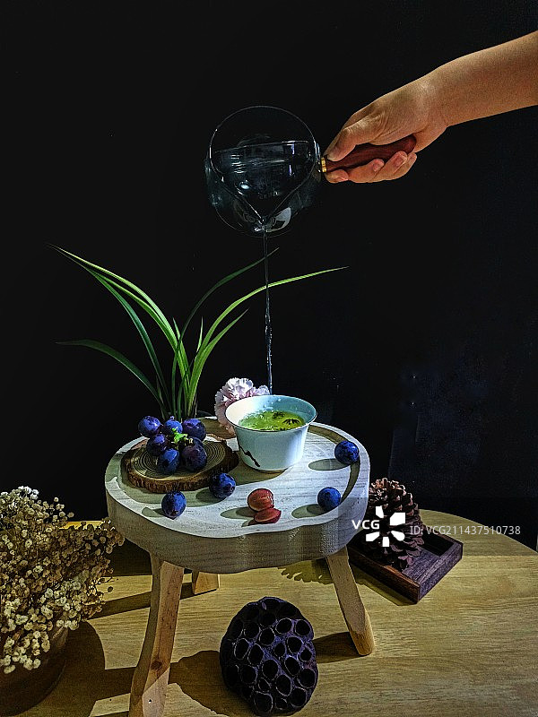 一杯茶#山河奇境#茶韵#休闲时光#图片素材