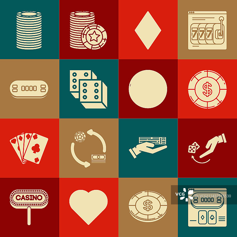 在线扑克牌桌游戏图片素材