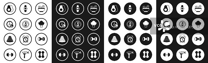 碗里的沙拉无酒精睡眠时间套装图片素材