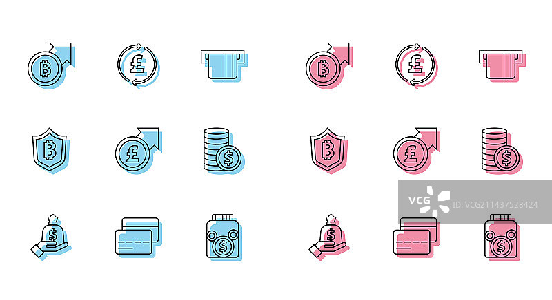 手持钱袋信用卡图片素材