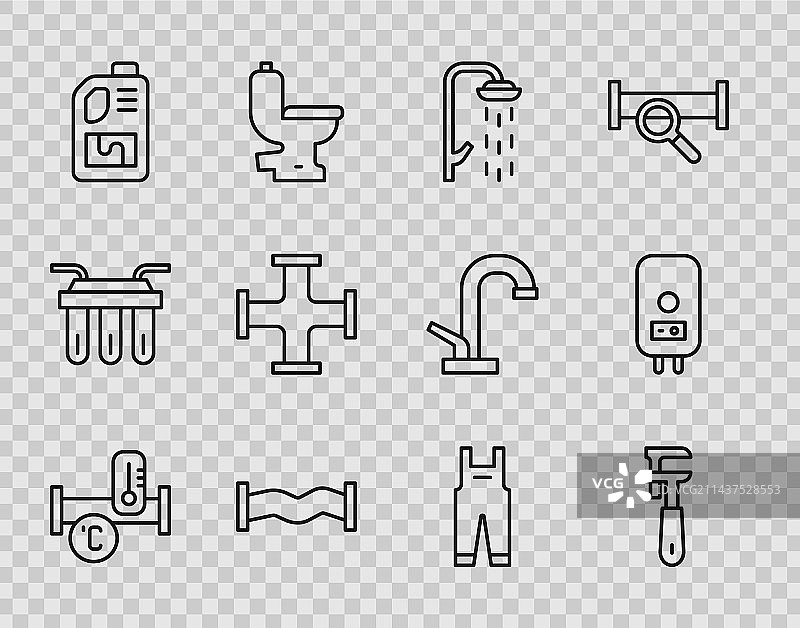 金属管道可调节扳手图片素材