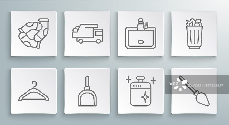 衣架衣柜垃圾车簸箕图片素材