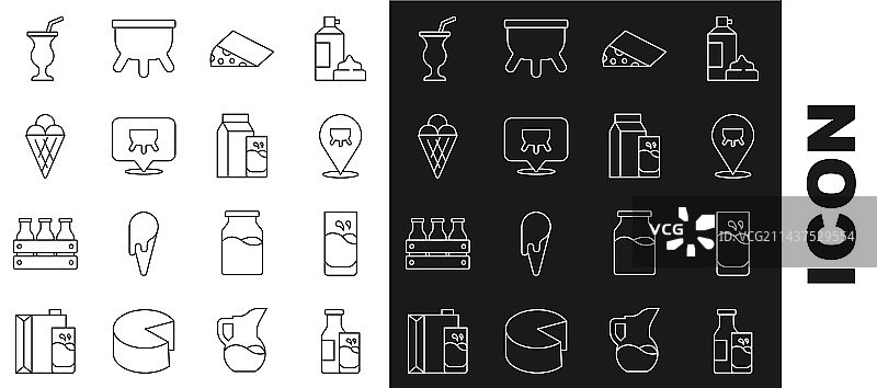 牛奶瓶与玻璃杯生产线图片素材