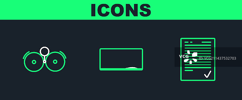 带勾选标记的试卷和闹钟图片素材