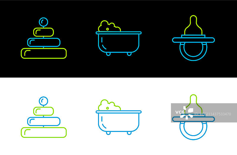 婴儿奶嘴安抚奶嘴金字塔玩具套装图片素材