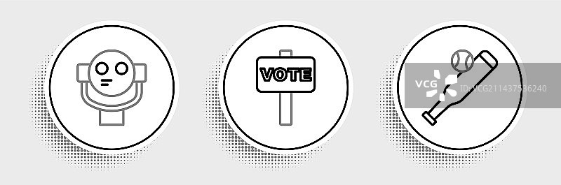 棒球棒和球游客图片素材