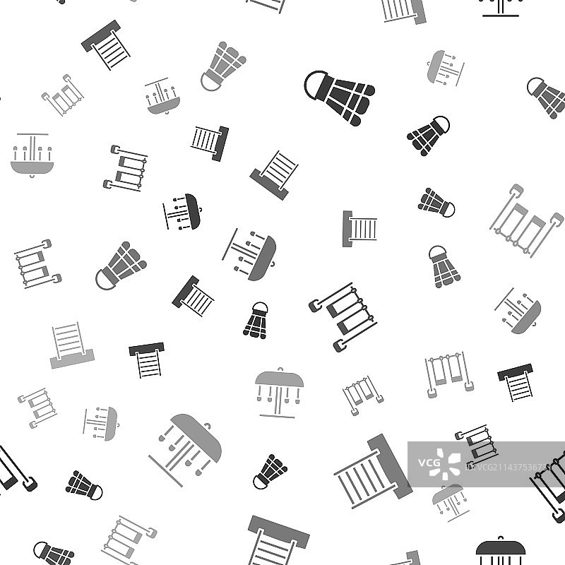 羽毛球瑞典墙双打套装图片素材