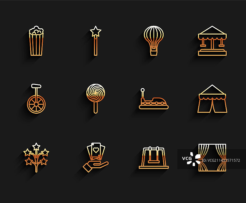 手持纸牌和烟花图片素材