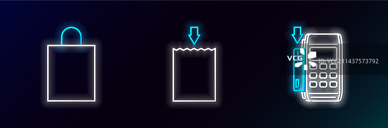 带信用卡的POS机图片素材