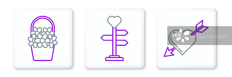 丘比特爱心之箭图标图片素材