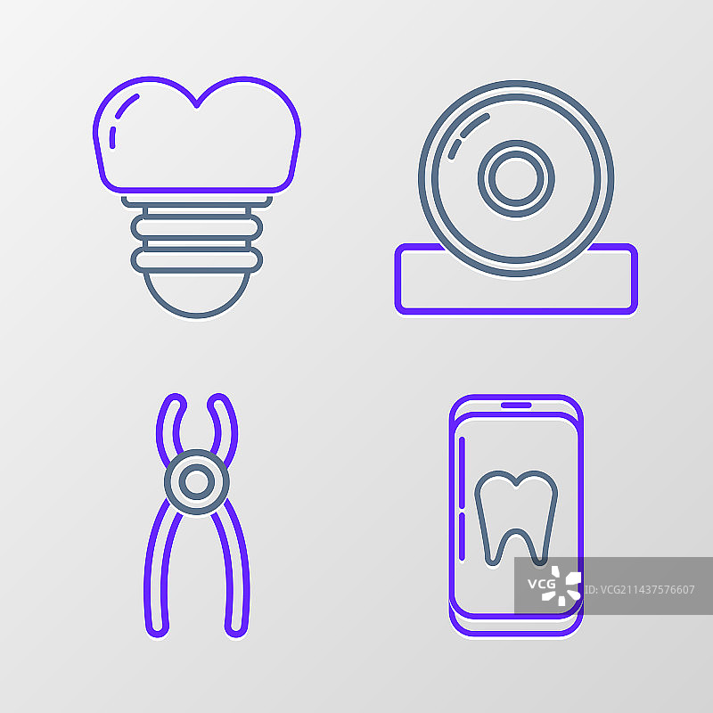 在线牙科护理牙科钳图片素材