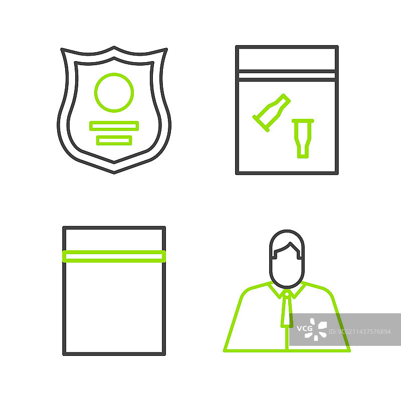 律师和塑料袋图片素材