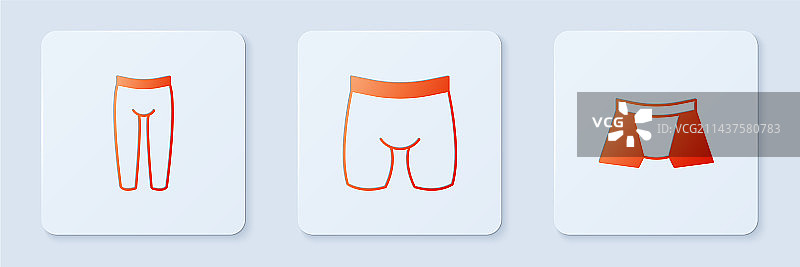 骑行短裤紧身裤男士内裤套装图片素材