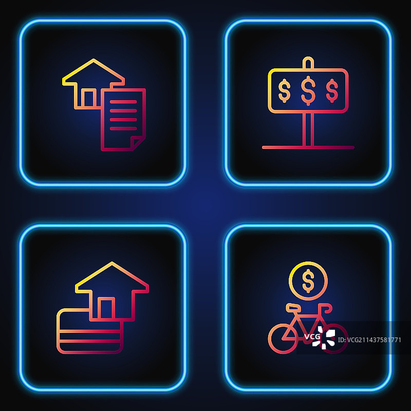 自行车租赁手机App信用卡图片素材