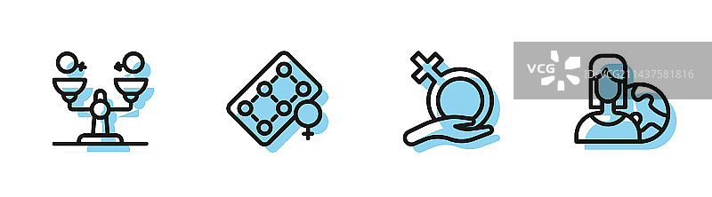 女性与性别平等包装图片素材