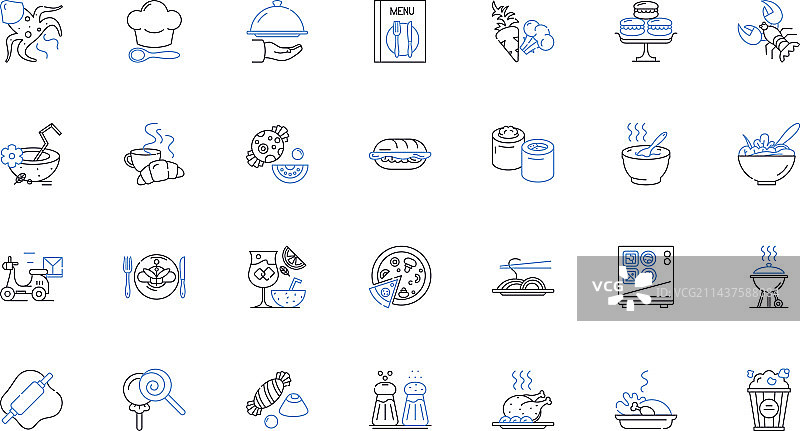 美味佳肴图标合集图片素材