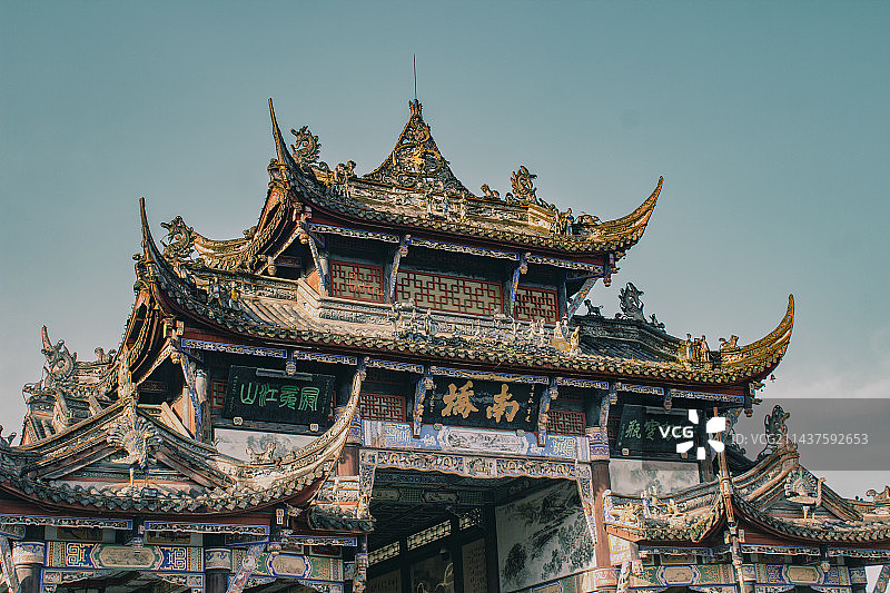 都江堰南桥图片素材