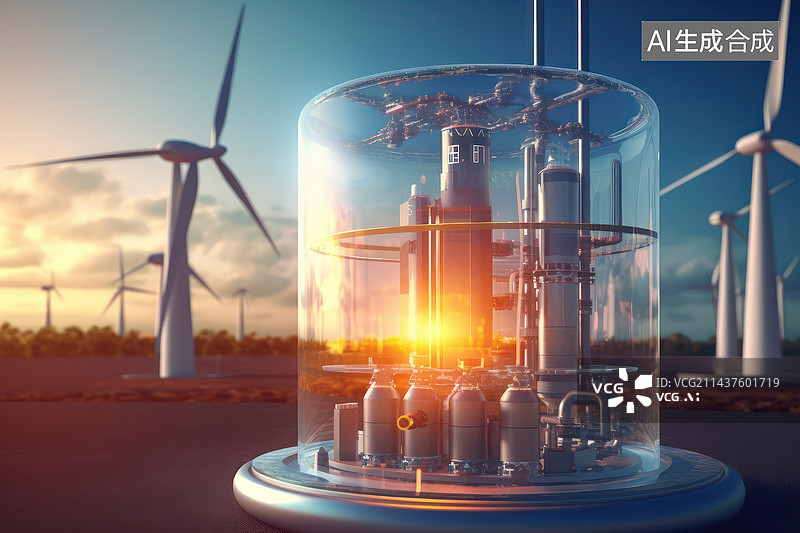 【AI数字艺术】清洁与可再生能源图片素材