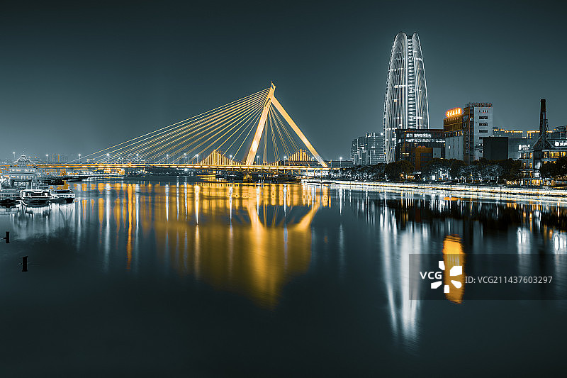 宁波老外滩夜景图片素材
