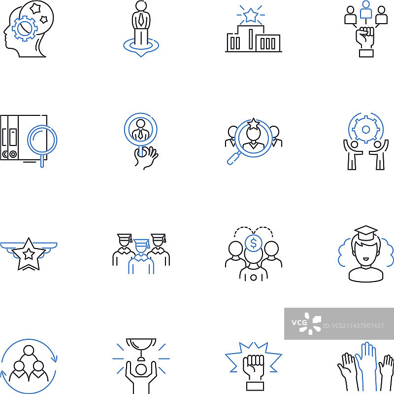 赋权起源指导系列图标图片素材