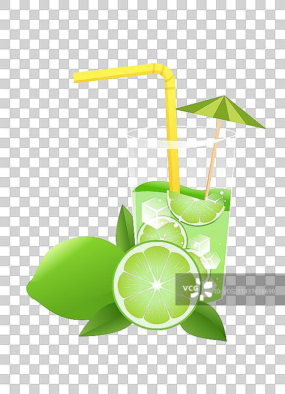夏日饮料冰饮冰茶图片素材