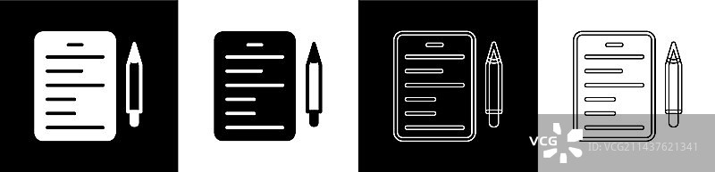 黑白场景图标图片素材