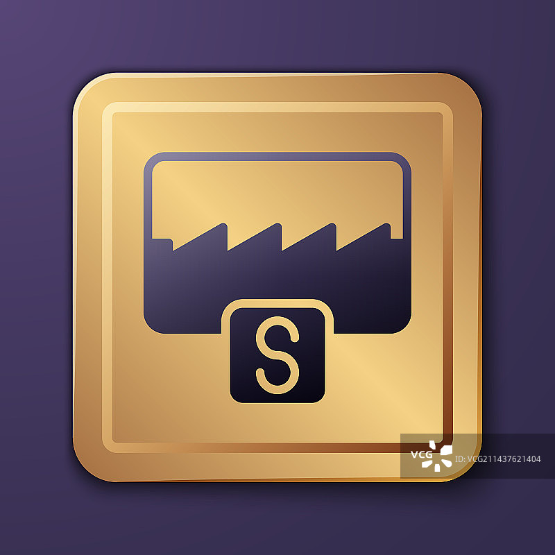 紫色背景上的紫色音乐均衡器波形图标图片素材