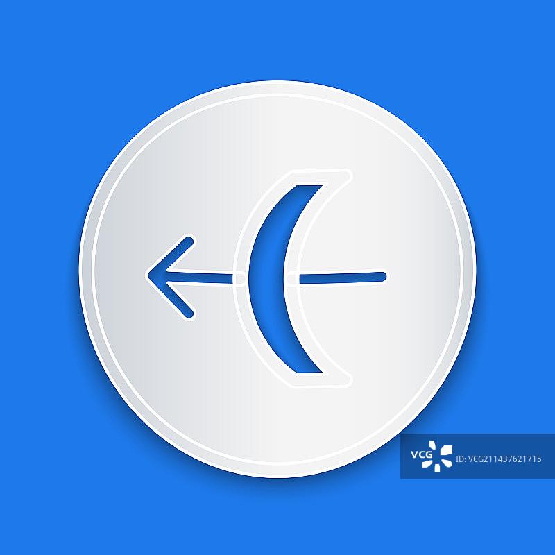 剪纸风格射手座星座图标图片素材