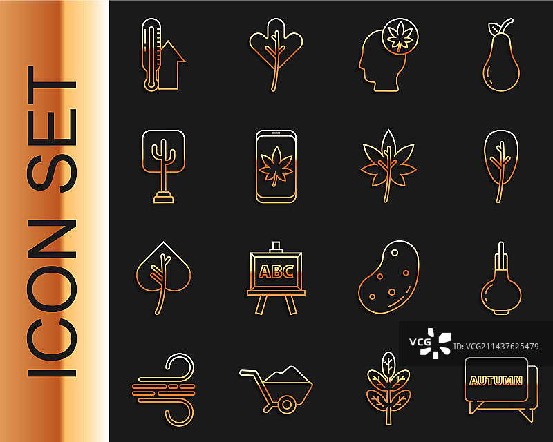 带文字秋季洋葱的对话气泡图片素材