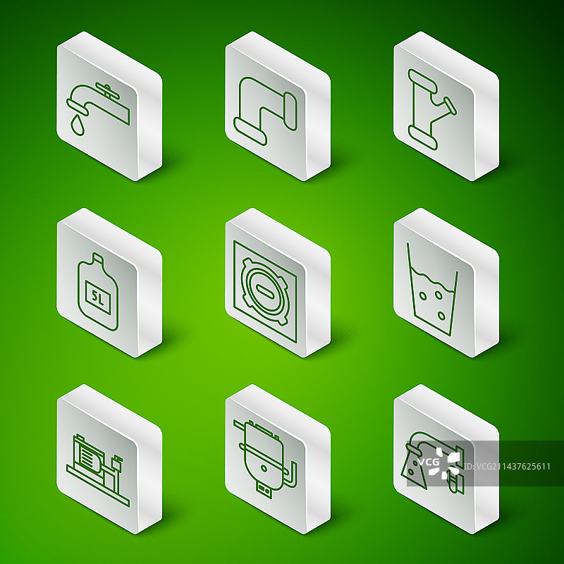 水管、水龙头和电热水锅炉加热设备图片素材