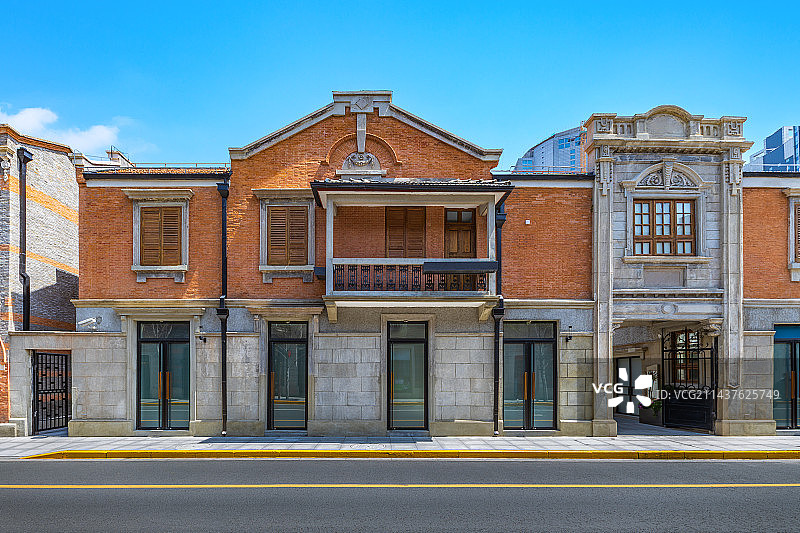 上海石库门建筑 张园图片素材