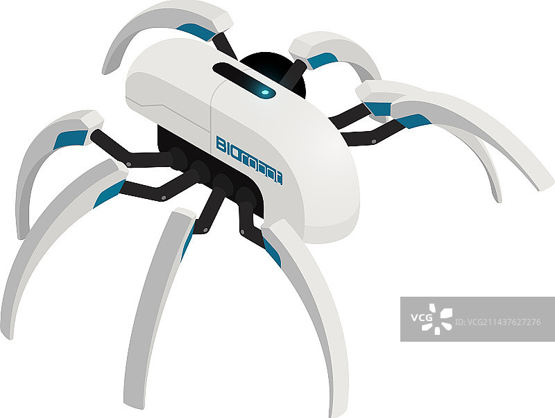 蜘蛛机器人图标图片素材