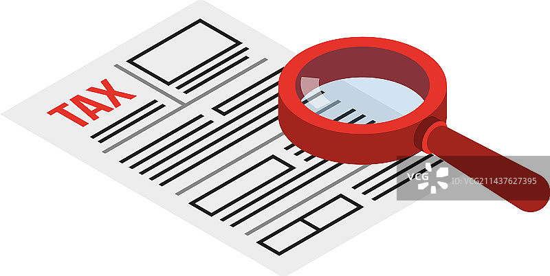2.5D纳税图标图片素材