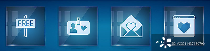 免费标志、志愿者证件或徽章合集图片素材