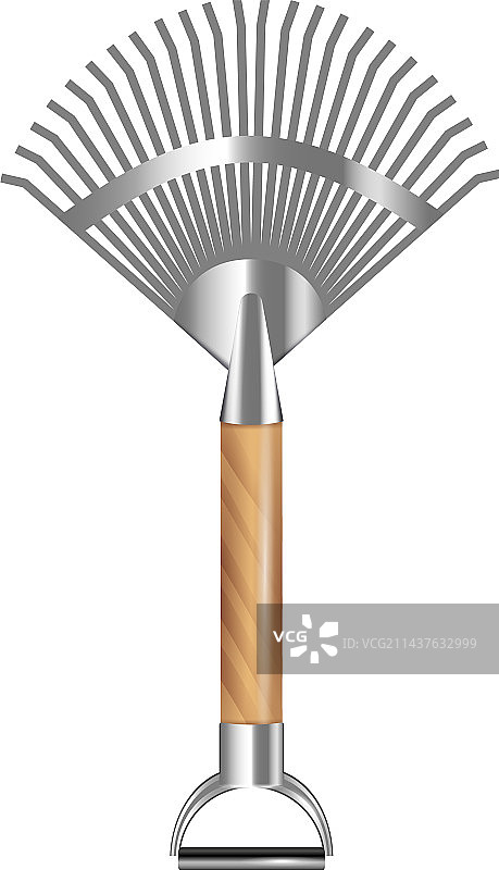 逼真的草耙图片素材