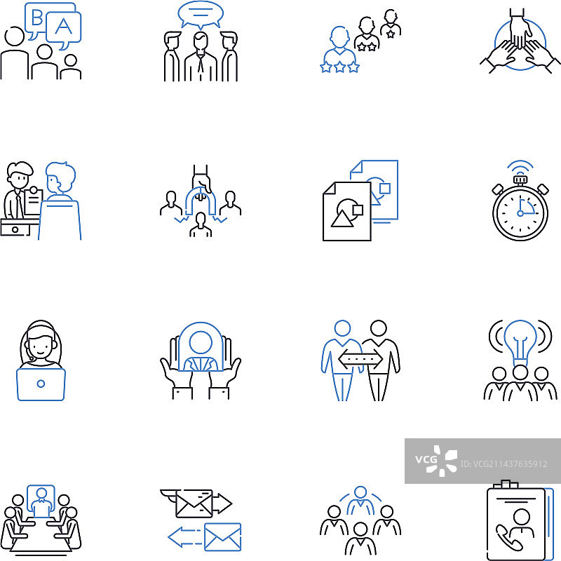 成功峰会线性图标图片素材