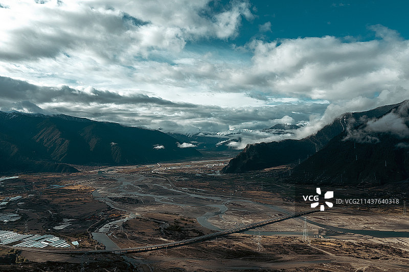 西藏自治区林芝市巴宜区林芝镇林芝桃花园图片素材