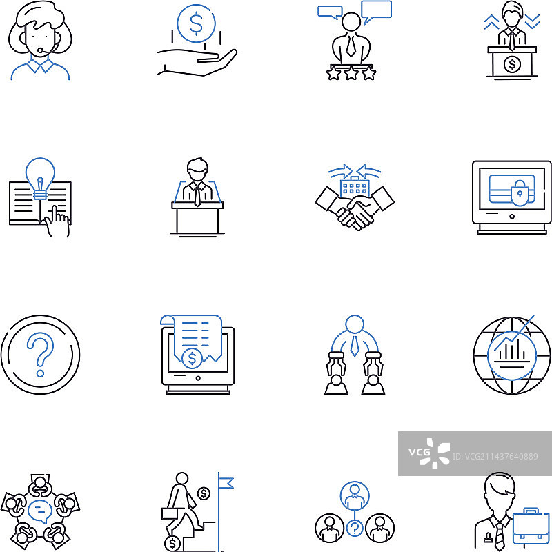 生与死线条图标合集：死亡率图片素材