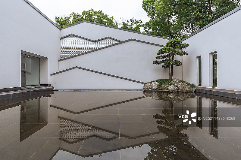 宁波园林博物馆建筑图片素材