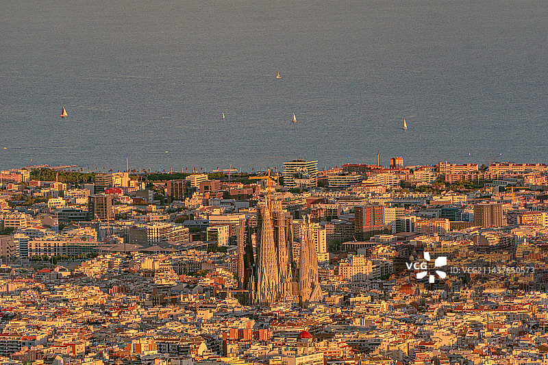Sunset in Barcelona 巴塞罗那的日落图片素材