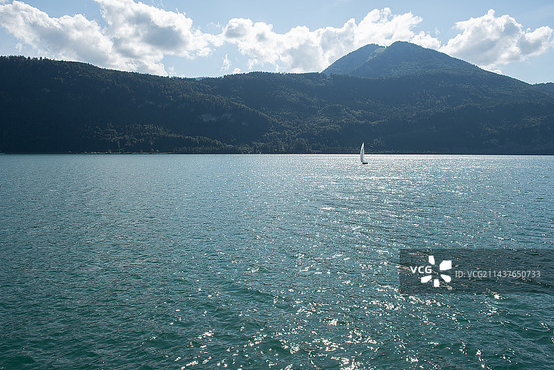奥地利边境的国王湖图片素材