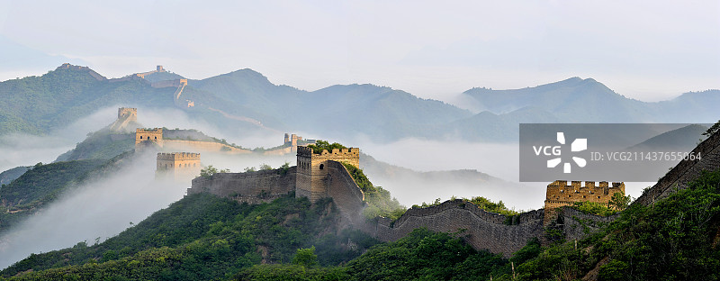 长城系列-边城云雾图片素材