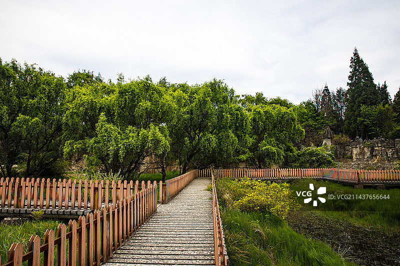 中国河流地理标志，珠江的源头，珠江正源，云南曲靖市沾益珠江源风景区图片素材