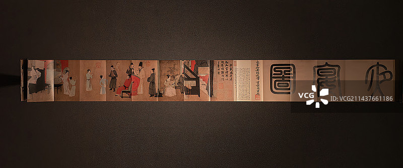 画册，韩熙载夜宴图图片素材