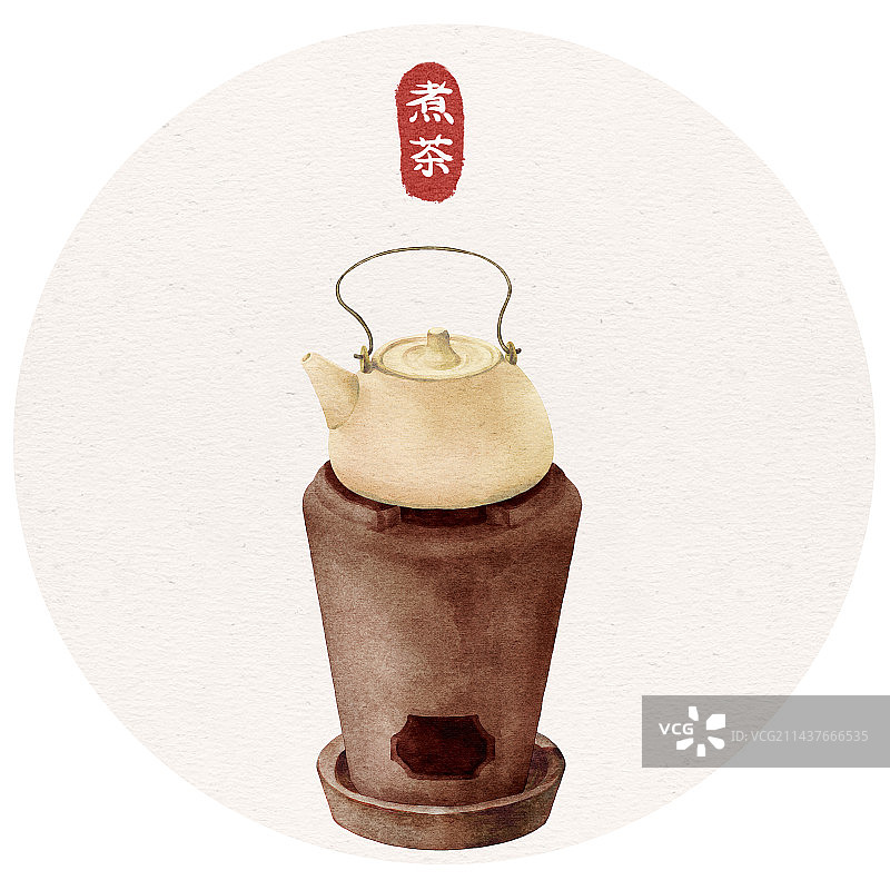 茶文化——煮茶图片素材