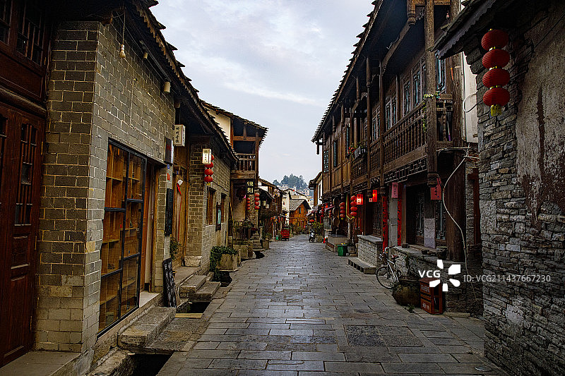 古集镇、古村落、古建筑，中国历史文化名镇，贵州安顺旧州古镇，休闲文化图片素材