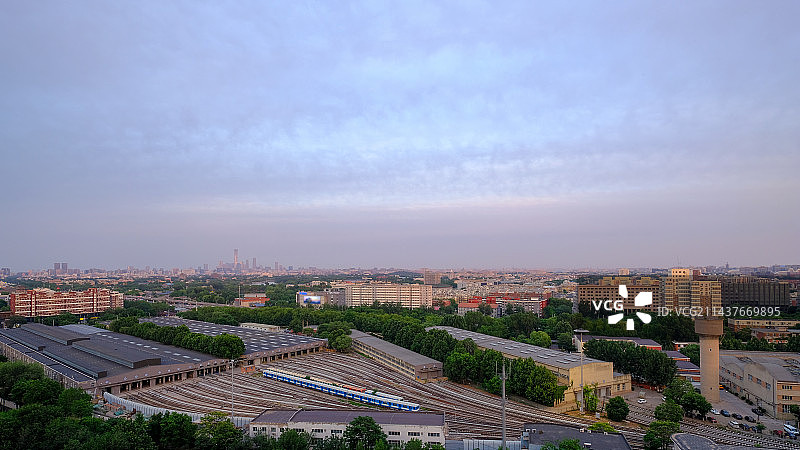 北京城市风光 北京中信大厦图片素材