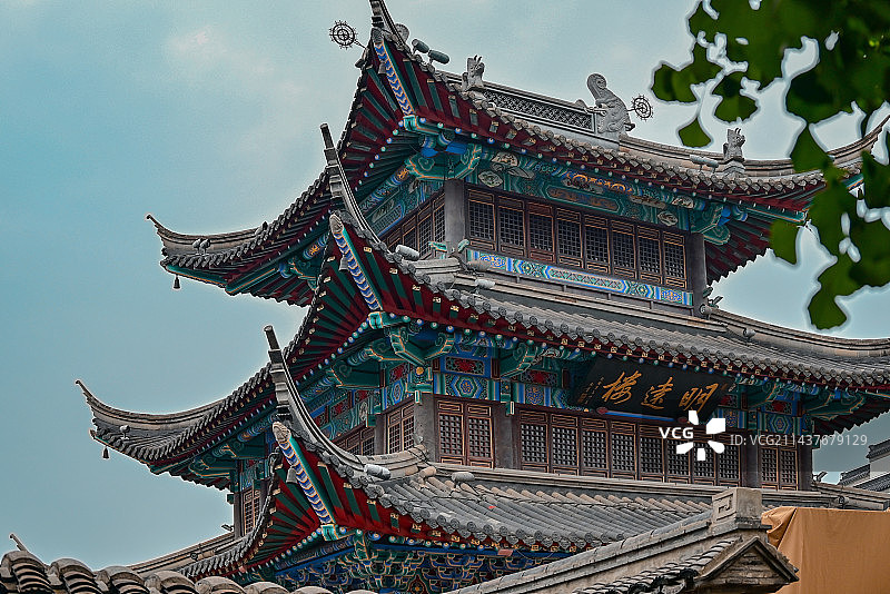 古代建筑楼阁中国科举博物馆明远楼图片素材